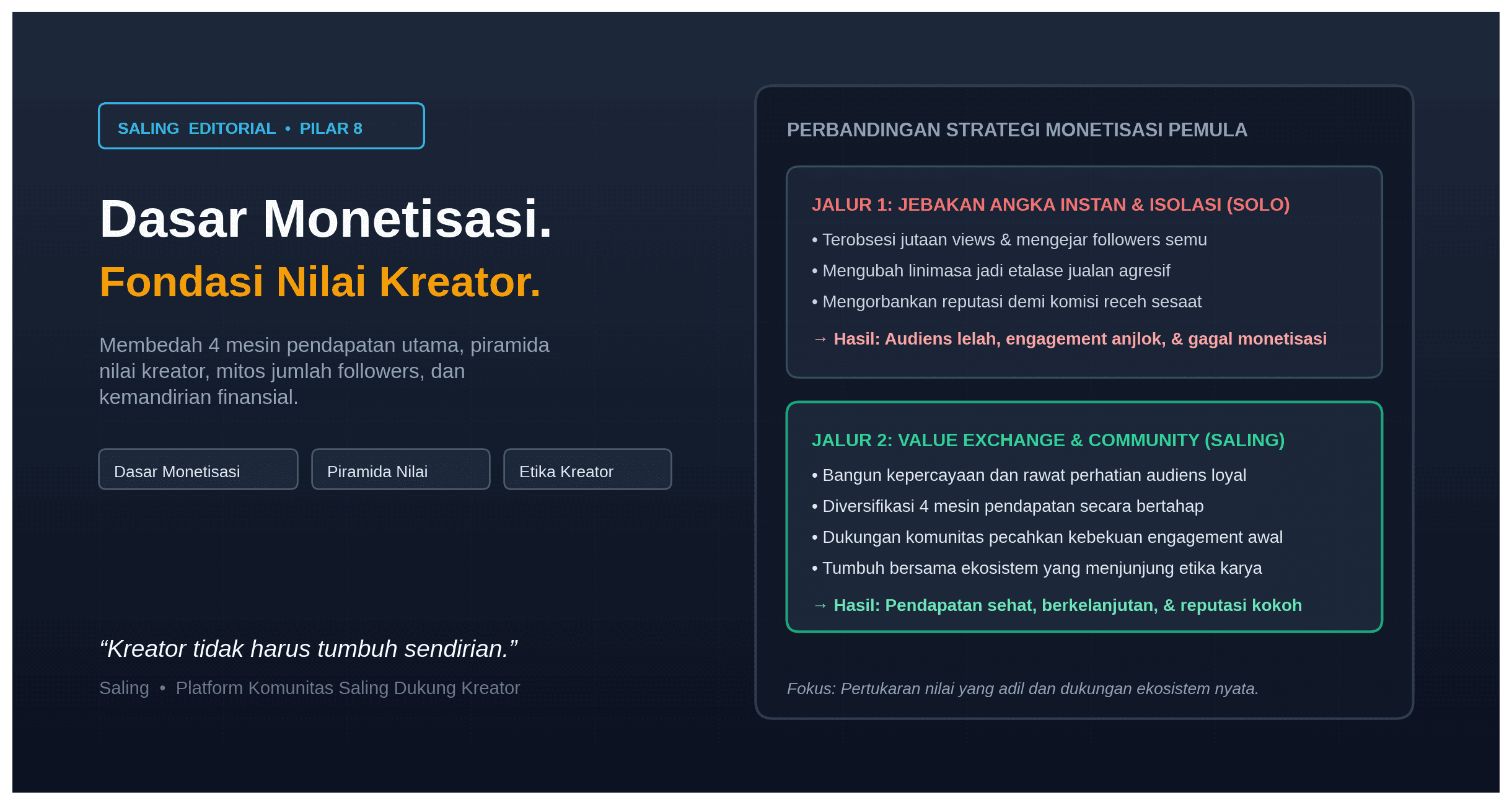 Dasar-Dasar Monetisasi untuk Konten Kreator Pemula