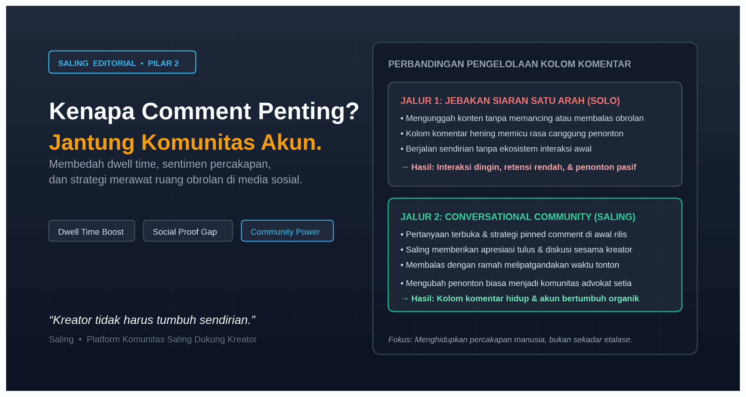 Kenapa Comment Penting untuk Konten Kreator